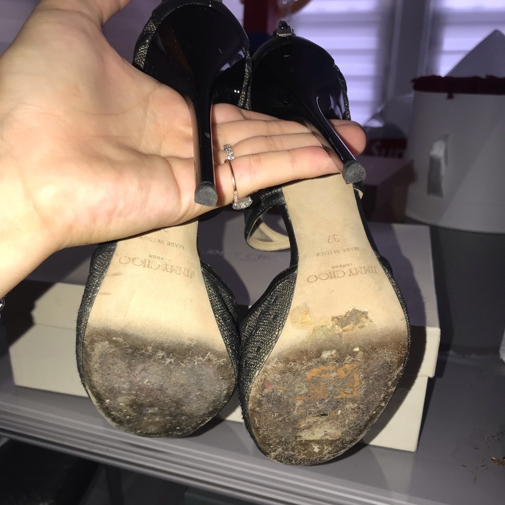 Jimmy Choo Open Toe Heel. Size 37 - image 5
